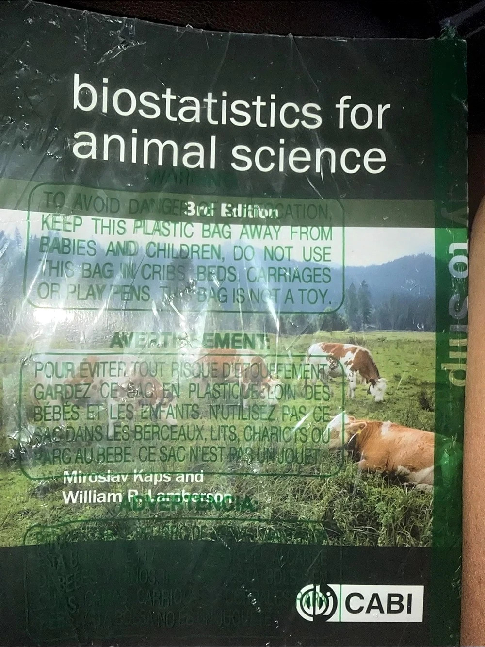 CABI Biostatistics for Animal Science 3rd Edition Animal Science Textbook
